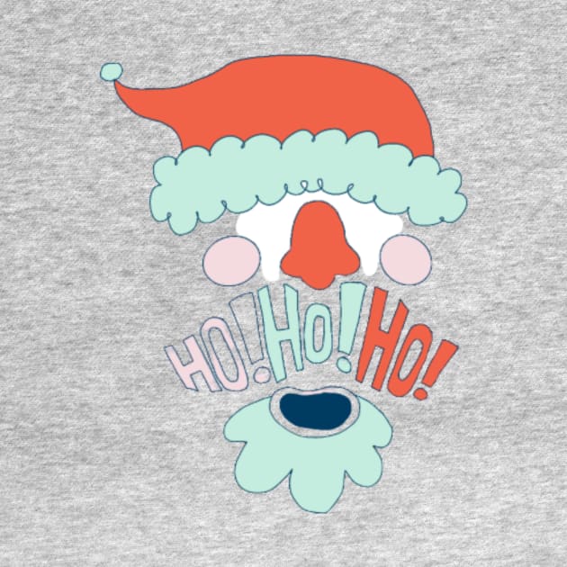 Ho Ho Ho - Santa's Face by Christamas Clothing